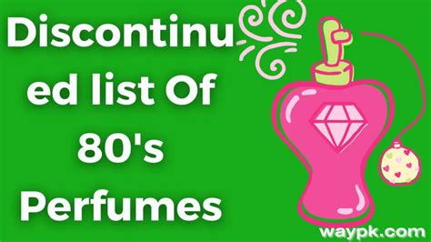 discontinued perfumes from the 80s.